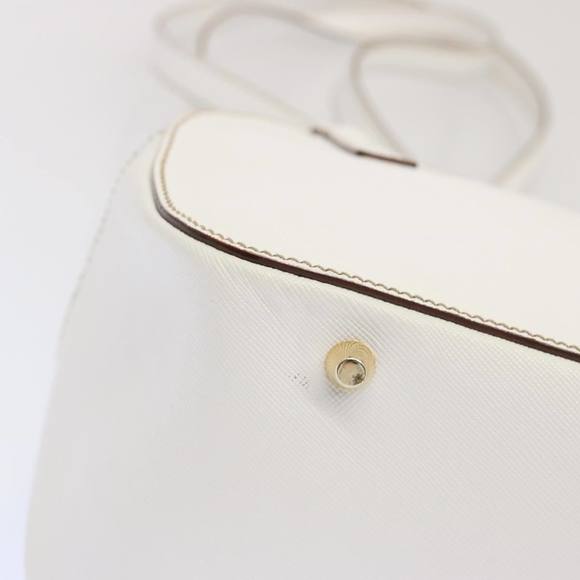 PRADA Safiano leather Shoulder Bag White Auth bs12825 - Picture 16 of 16